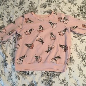 Baby Pink Bunny Sweater 🐰